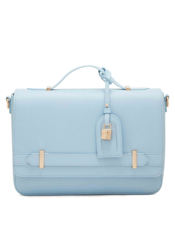 anne klein Belted Flap Crossbody With Convertible Strap Cloud Blue