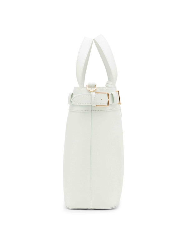 Anne Klein Belted Satchel With Convertible Strap Spring Jade