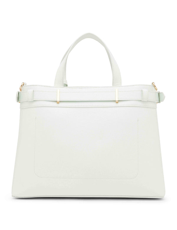 Anne Klein Belted Satchel With Convertible Strap Spring Jade