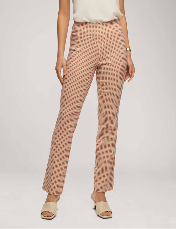 anne klein Box Tech Stretch High Rise Pull On Boot Leg- Sale Peach Blossom Multi