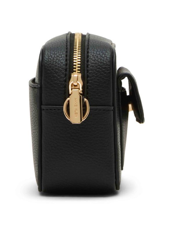 Anne Klein Camera Bag With 2 Detachable Straps Web & Standard