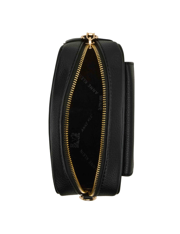 Anne Klein Camera Bag With 2 Detachable Straps Web & Standard