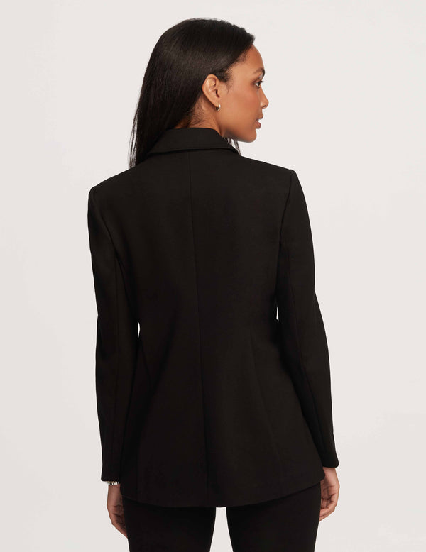 Anne Klein Cardigan Jacket Patch Pockets- Sale Anne Black