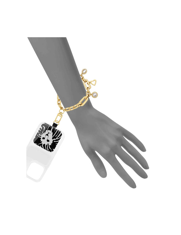 Anne Klein Charm Chain Link Wrist Strap For IPhone®