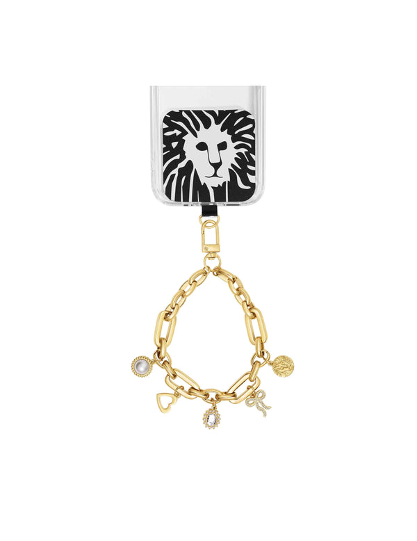 anne klein Charm Chain Link Wrist Strap for iPhone®