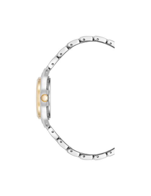 Anne Klein Classic Easy To Read Dial Watch Black/Silver-Tone/Gold-Tone