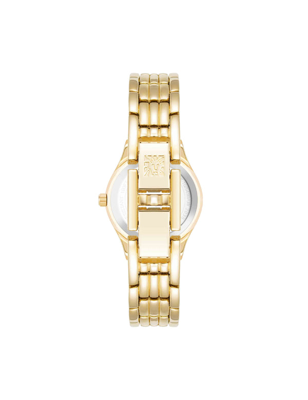 Anne Klein Classic Easy To Read Dial Watch Pink/Gold-Tone