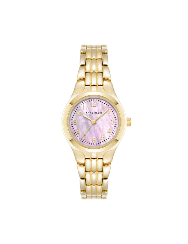 anne klein Classic Easy To Read Dial Watch Pink/Gold-Tone