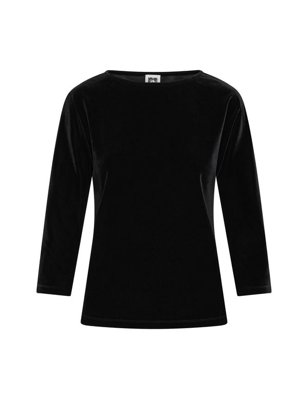 Anne Klein Classic Velour Dolman Stretch- Sale Anne Black