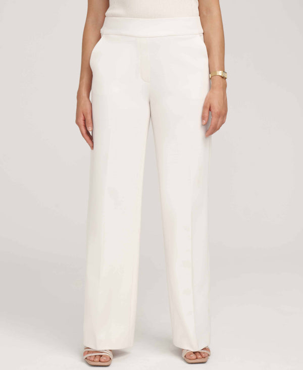 Anne Klein Compression Pull On Trouser- Sale Anne White