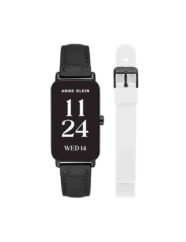 anne klein Connect It Illume Smartwatch Set Black/White