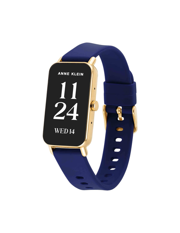Anne Klein Connect It Illume Smartwatch Set Gold-Tone/Brown/Navy