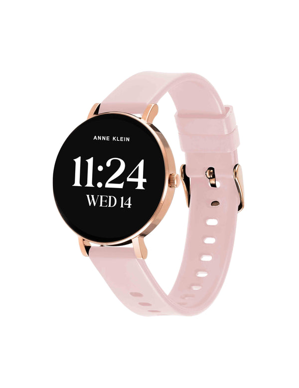 Anne Klein Connect It Prism Smartwatch Set Rose Gold-Tone/Pink