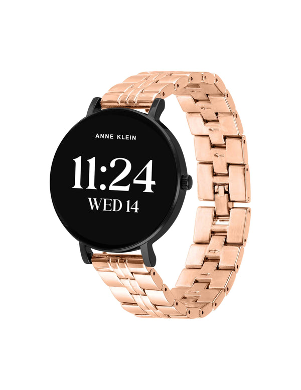 Anne Klein Connect It Prism Smartwatch Set Rose Gold-Tone/Pink