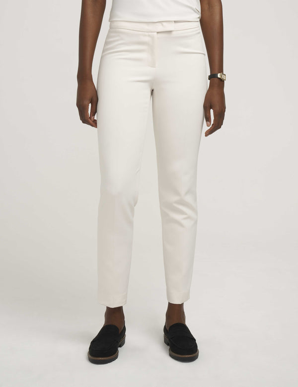 anne klein Contour Stretch Bowie Pant- Sale Anne White