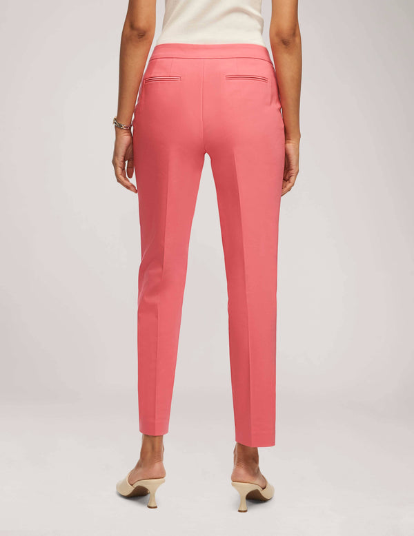 Anne Klein Cotton Double Weave Bowie Pant- Sale Camellia