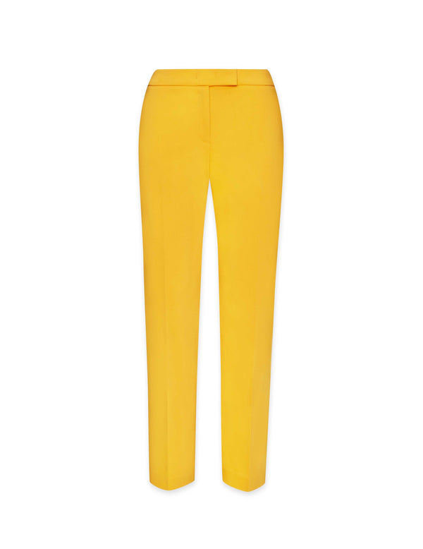 anne klein Cotton Double Weave Bowie Pant- Sale Mondrian Yellow
