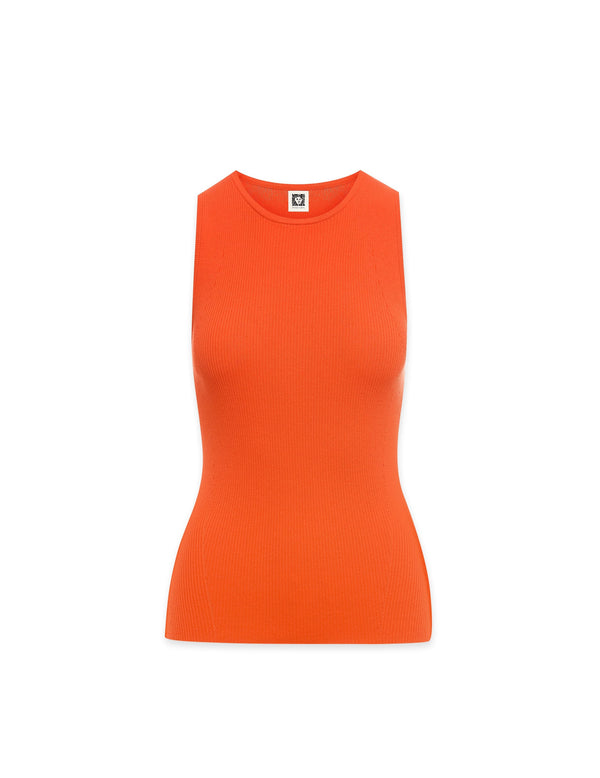 Anne Klein Crewneck Sleeveless Sweater Shell- Sale Poppy