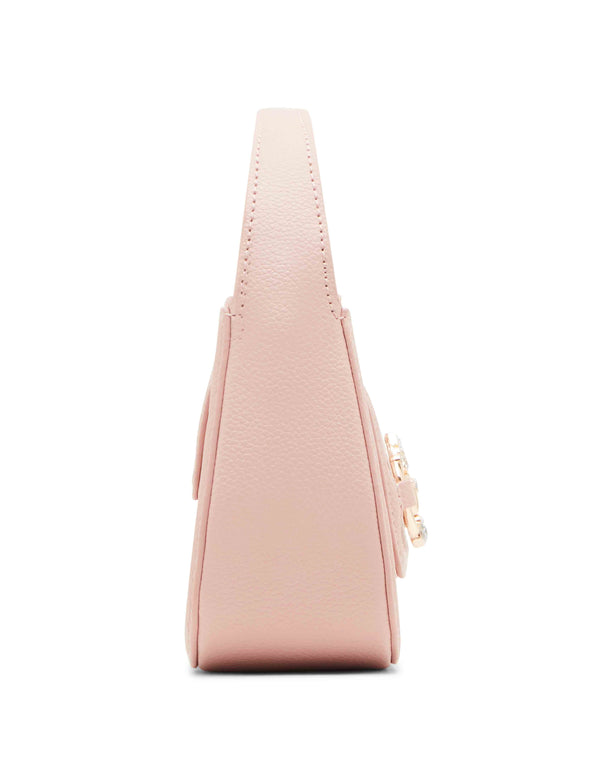 Anne Klein Crystal Horsebit Mini Top Handle With Convertible Strap