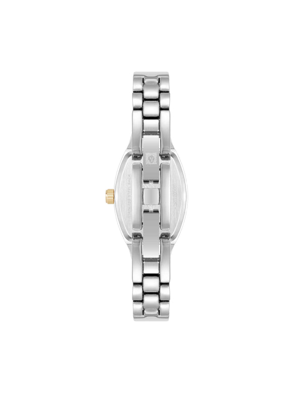 Anne Klein Cushion Case Bangle Watch Silver-Tone/Gold-Tone