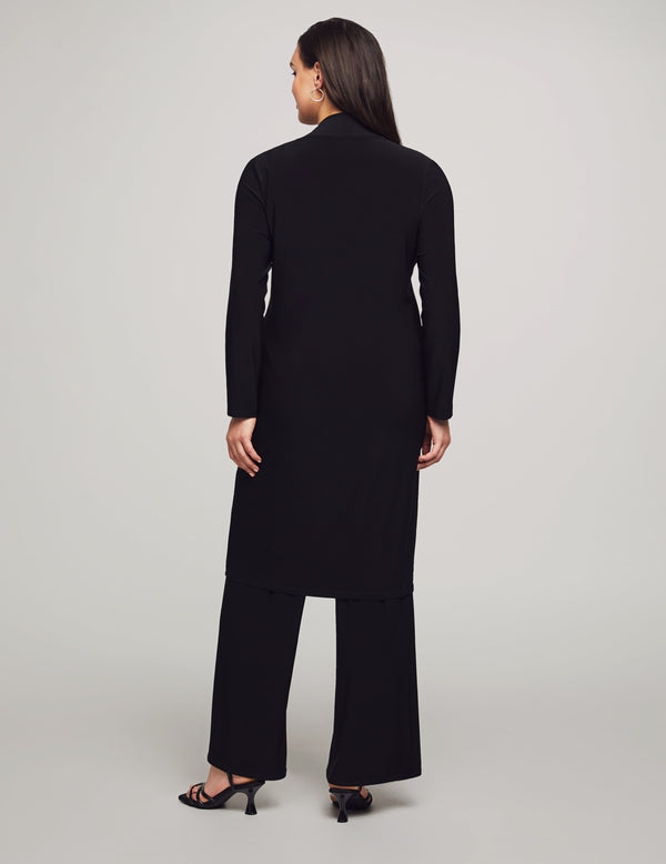 Anne Klein Duster Cardigan With Pockets- Sale Anne Black