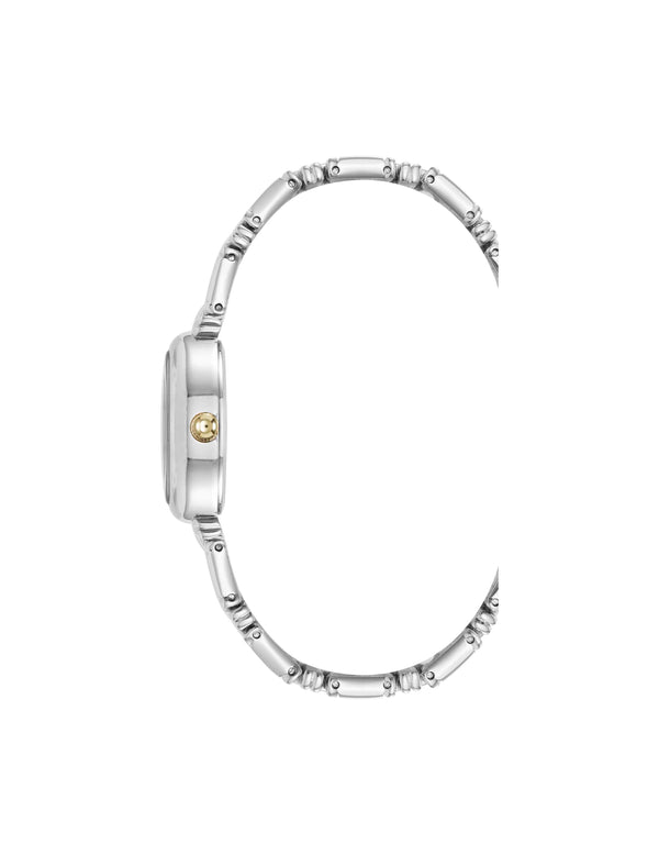 Anne Klein Enduring Oval Bracelet Watch Silver-Tone/Gold-Tone