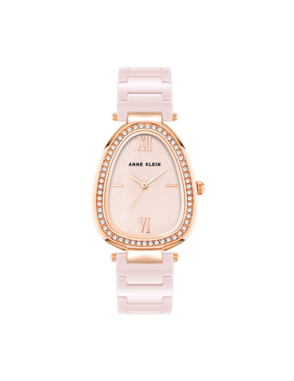 anne klein Estate Ceramic Bracelet Watch Rose Gold-Tone/Blush