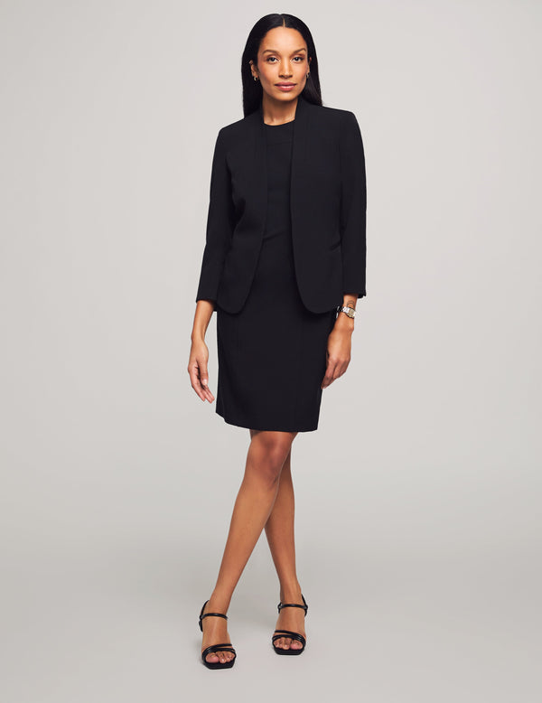 anne klein Executive Collection 2-Pc. Jacket and Dress Set- Sale Black