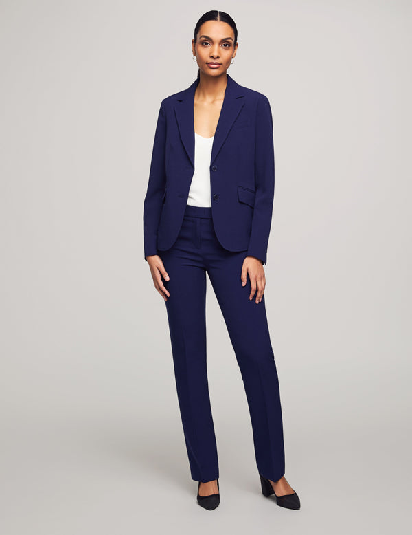 Anne Klein Executive Collection 3-Pc. Pants And Skirt Suit Set Navy