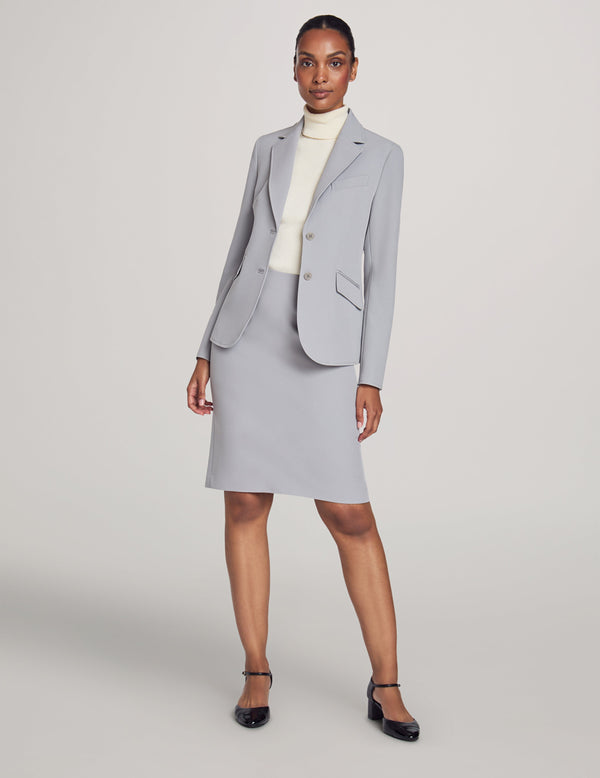 anne klein Executive Collection 3-Pc. Pants and Skirt Suit Set- Sale Atlantic Grey
