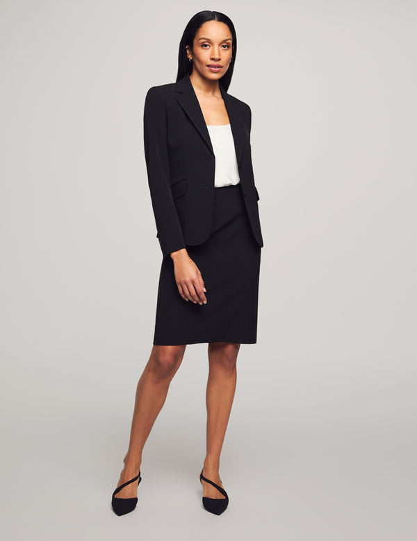 anne klein Executive Collection 3-Pc. Pants and Skirt Suit Set Black