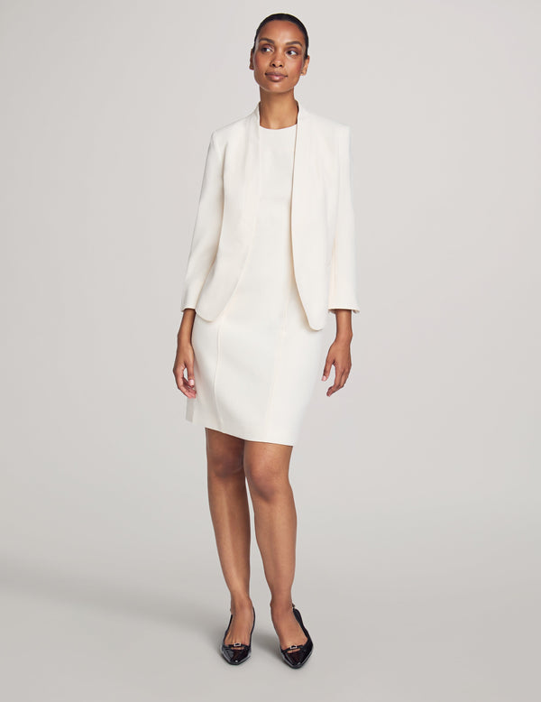 anne klein Executive Collection Jacket With Dress Set- Sale Anne White