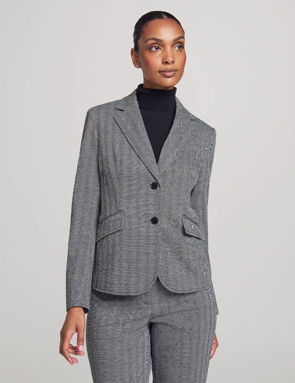 Anne Klein Executive Collection Two Button Blazer With Pants And Skirt- Sale Anne Black Combo