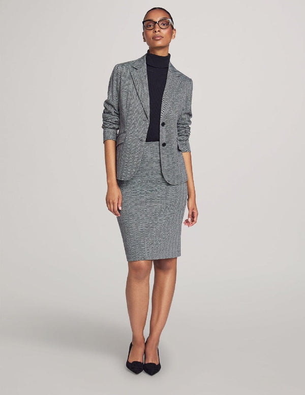 anne klein Executive Collection Two Button Blazer With Pants and Skirt- Sale Anne Black Combo