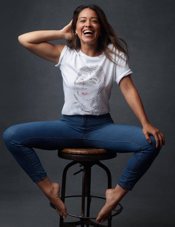 anne klein Fashion Scholarship Fund Tee- Sale Bright White