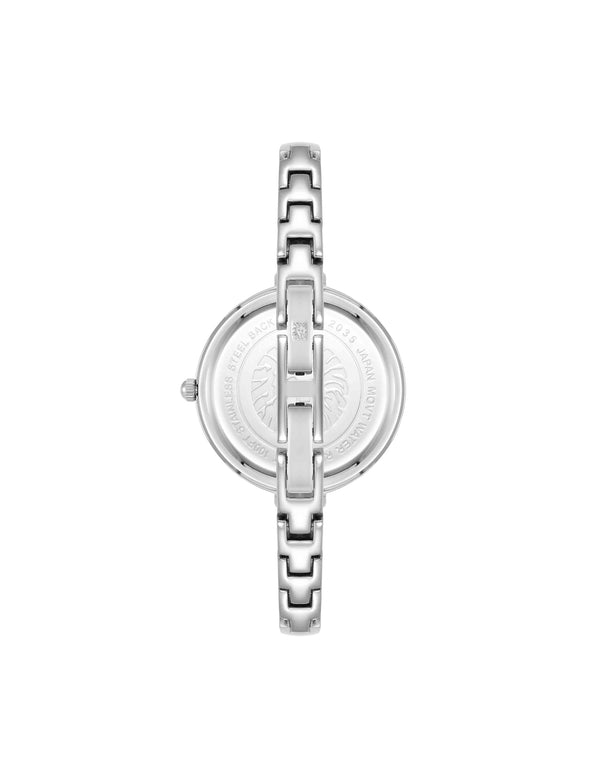 Anne Klein Interchangeable Bezel Watch Set Silver-Tone