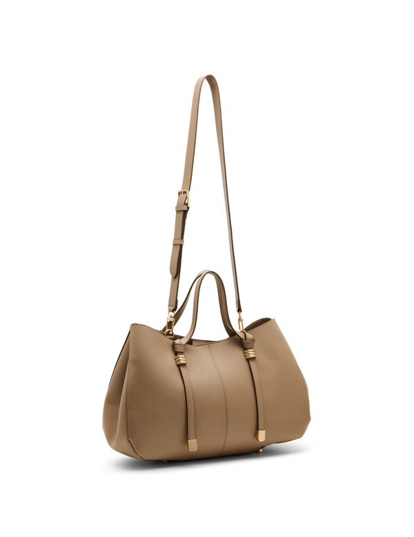 Anne Klein Large Tote With Convertible Strap Truffle
