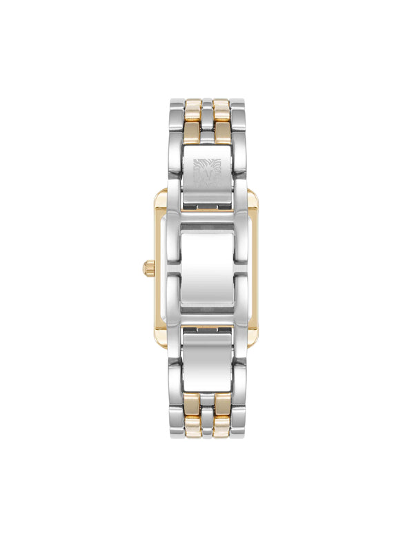 Anne Klein Legacy Diamond Dial Watch Silver-Tone/Gold-Tone