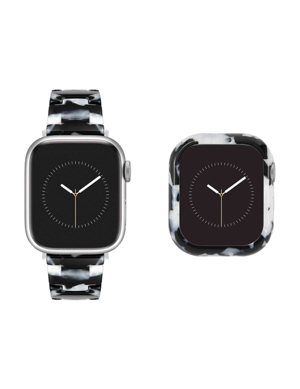 anne klein Marbleized Acetate Band and Protective Case Bundle