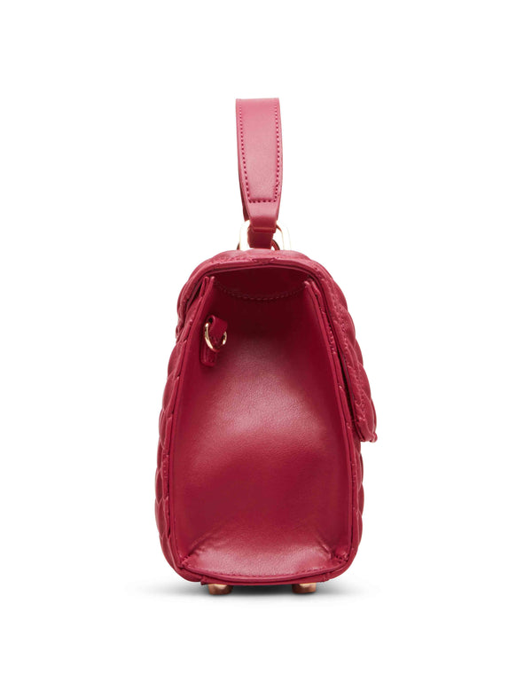 Anne Klein Medium Ruched Flap Top Handle With Convertible Strap