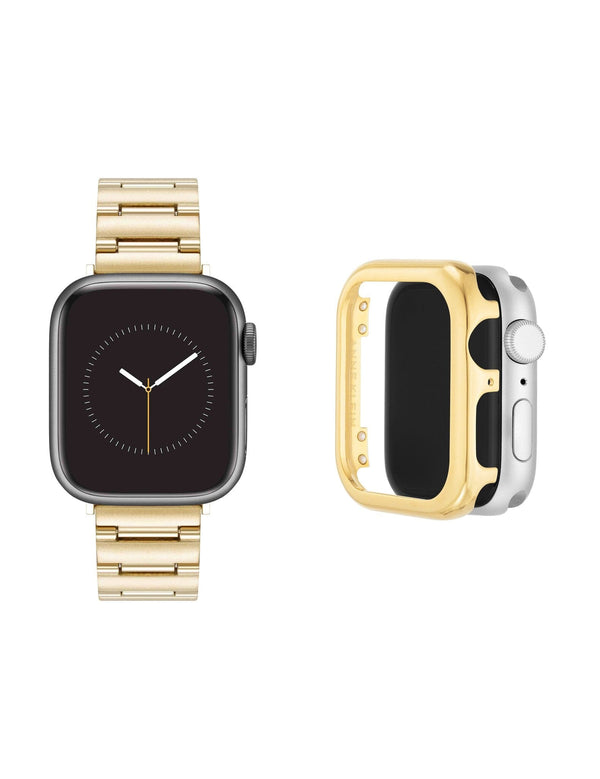 anne klein Metal Link Band and Protective Case Bundle