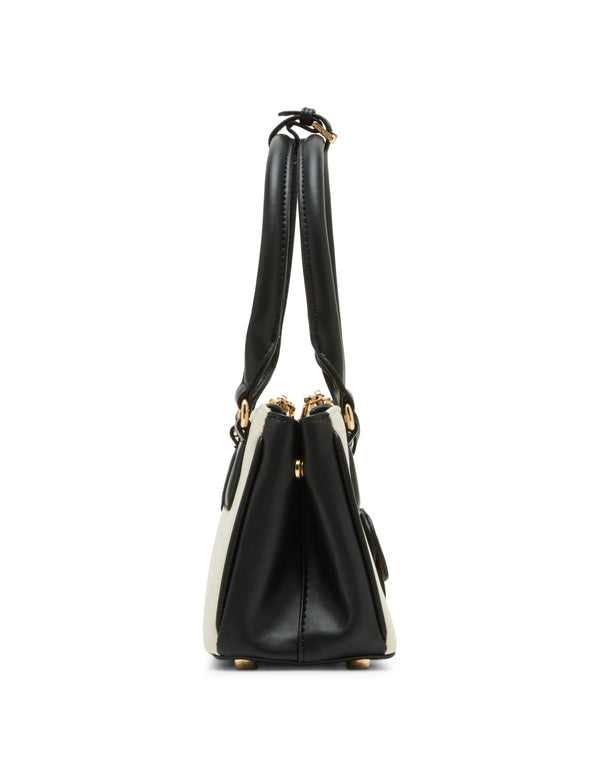 Anne Klein Mini Satchel With Mirror And Detachable Strap