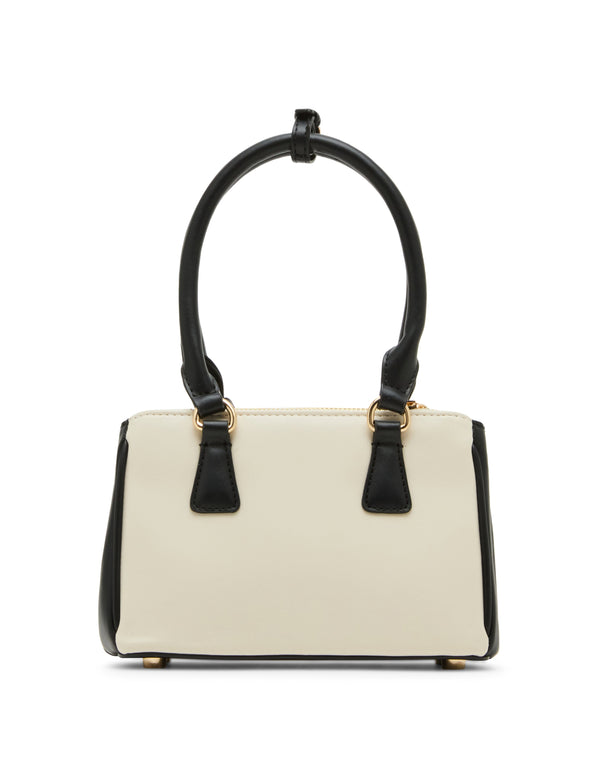Anne Klein Mini Satchel With Mirror And Detachable Strap