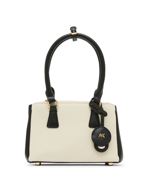 anne klein Mini Satchel With Mirror And Detachable Strap