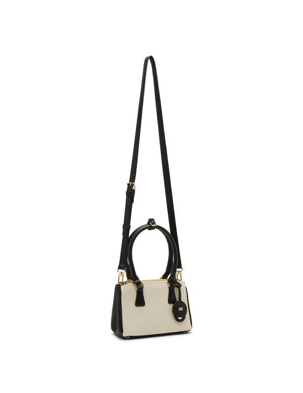Anne Klein Mini Satchel With Mirror And Detachable Strap