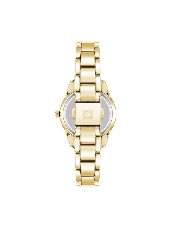 Anne Klein Minimalist Contemporary Watch Black/Gold-Tone
