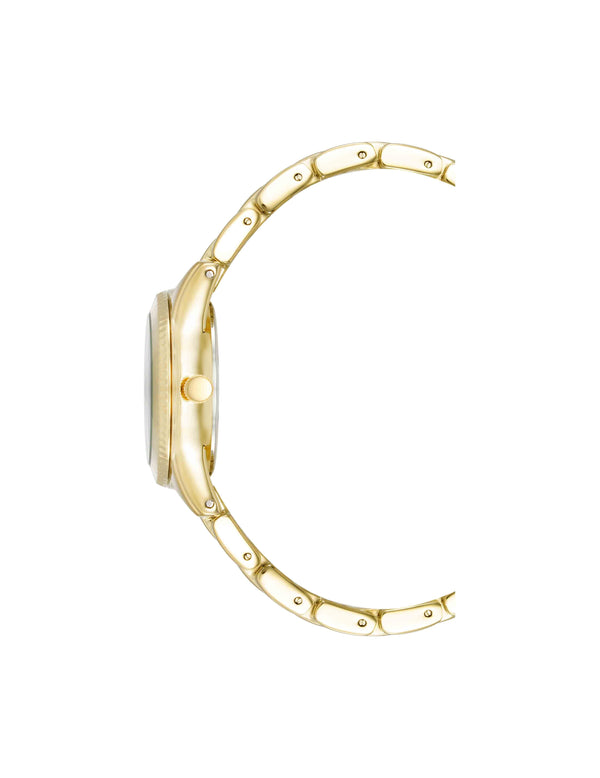 Anne Klein Minimalist Contemporary Watch Black/Gold-Tone