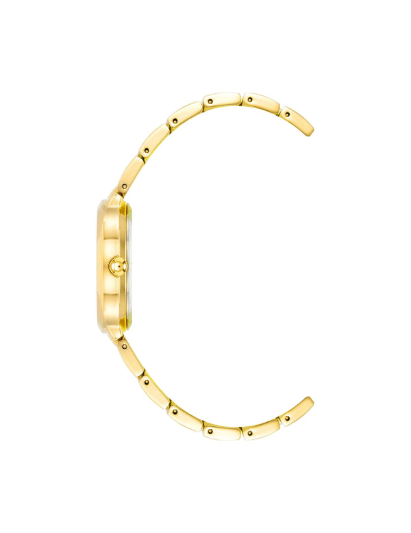 Anne Klein Minimalist Oval Case Watch Gold-Tone/ Black