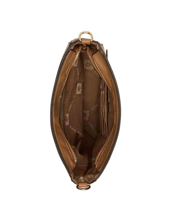 Anne Klein North South Crossbody With 2 Detachable Straps Web & Standard