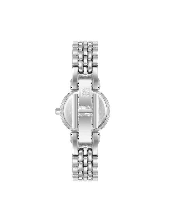Anne Klein Numbered Dial Bracelet Watch Silver-Tone
